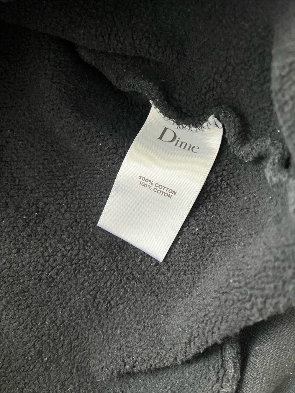 Dime Classic Small Logo Crewneck in Black - Picture 7 of 8